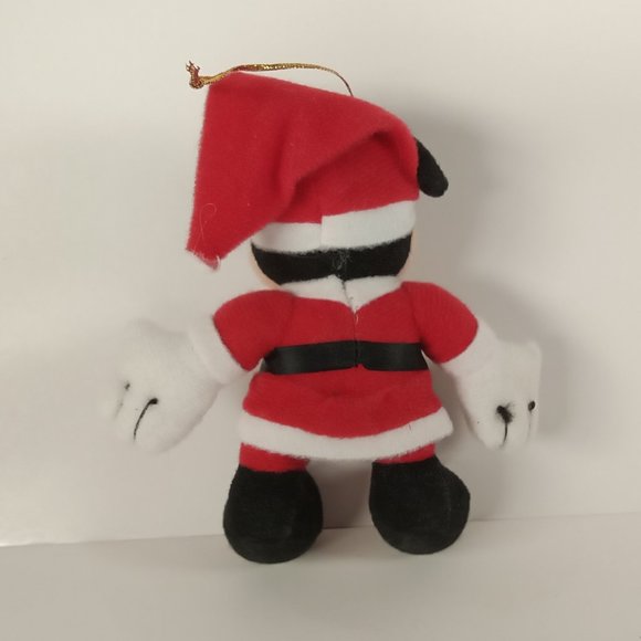 Mickey Mouse: A Christmas Surprise Plush Santa Mick Plush Ornament & Board Book - Picture 3 of 5